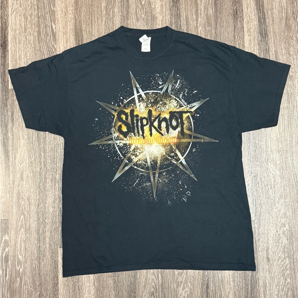 Black Slipknot Summer's Last Stand Tour Band Tee( SOLD)